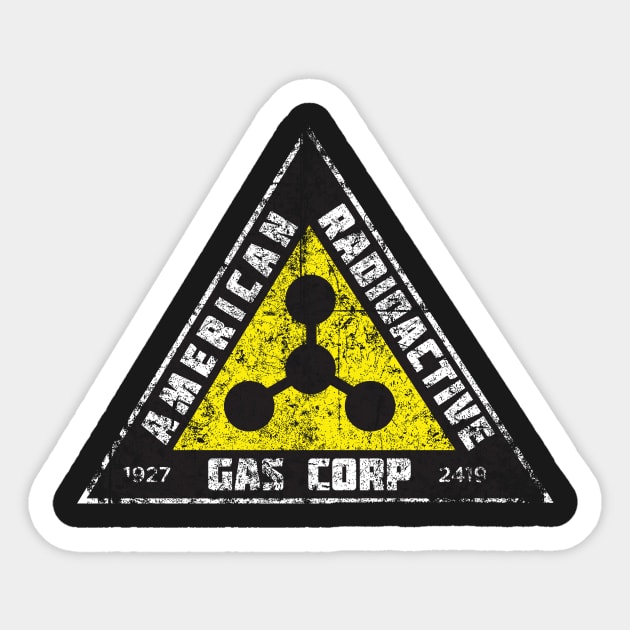 American Radioactive Gas Corp. Sticker by MindsparkCreative